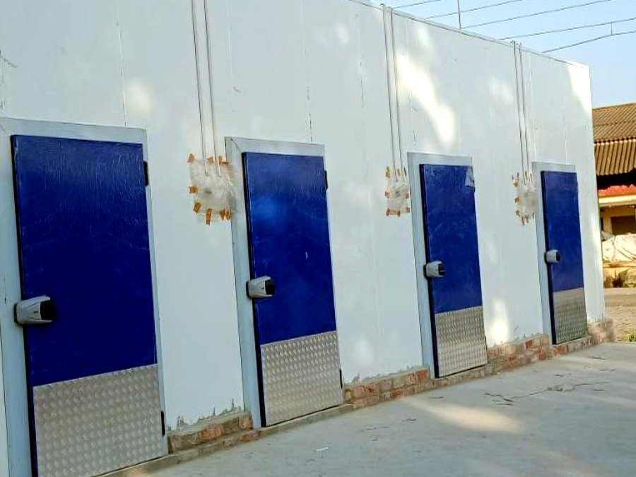Cold storage building exterior